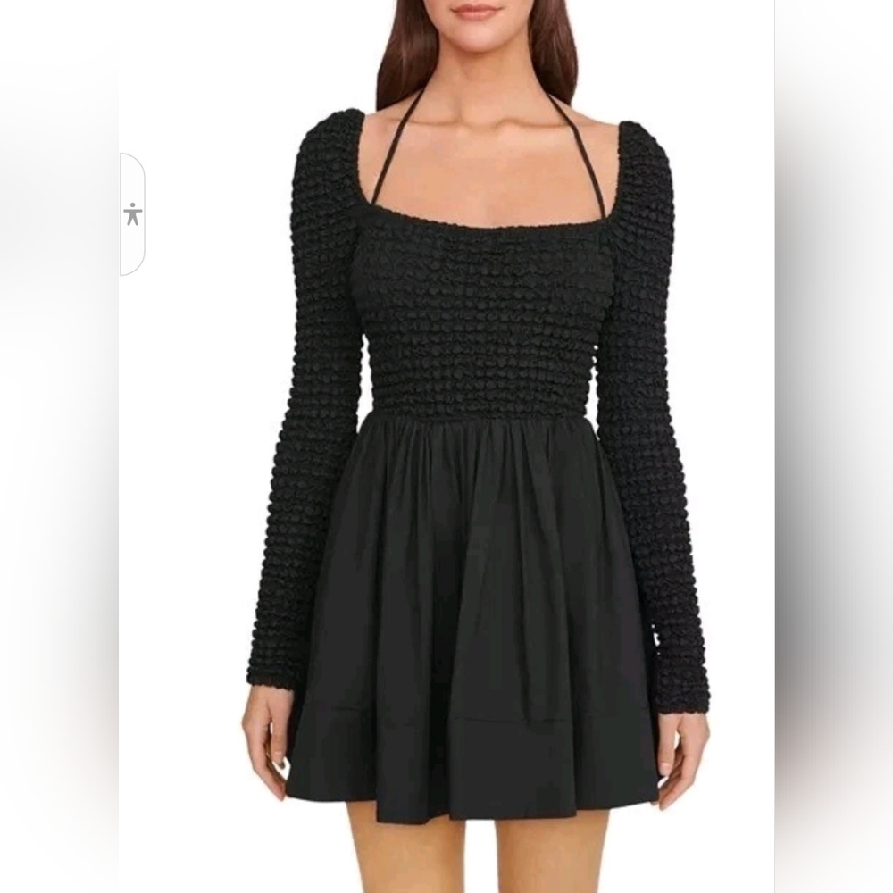 Staud Black Cassidy Minidressby Staud Dize XS New